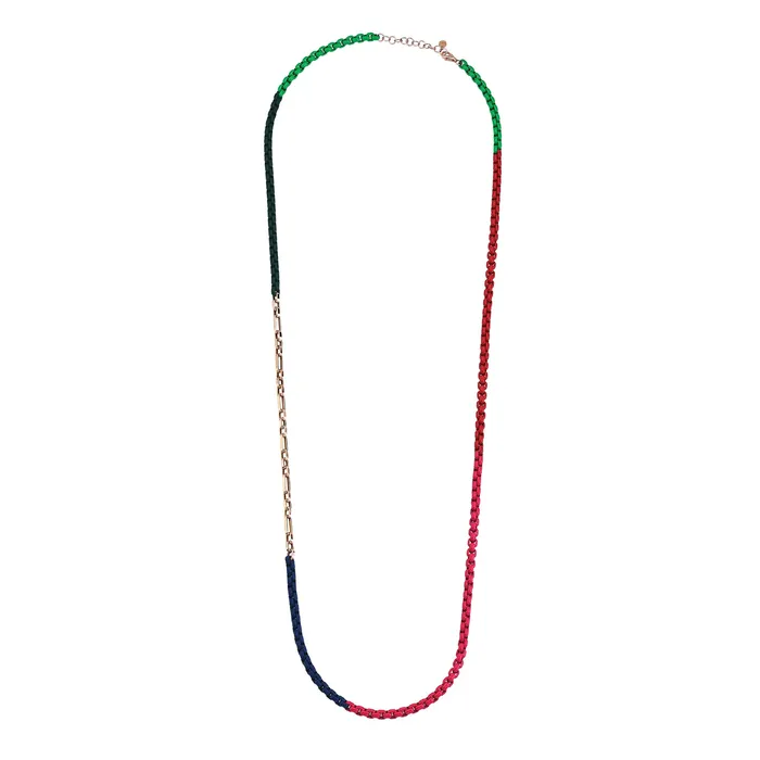 Kismet by Milka Party Chain Multicolor Fusion Necklace Necklaces
