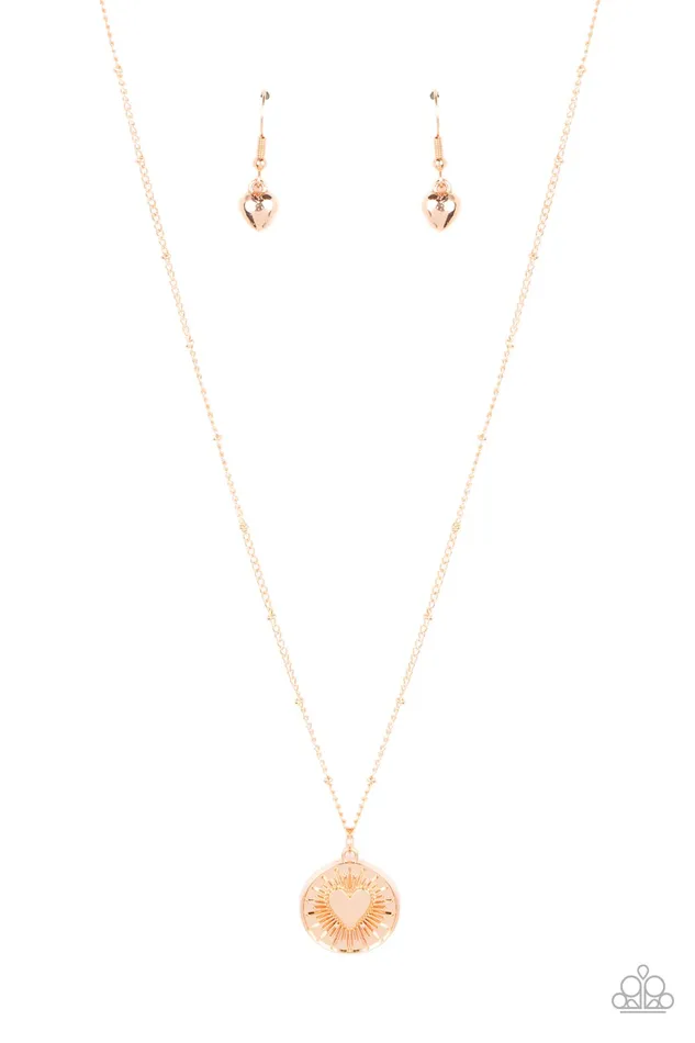 Lovestruck Shimmer Gold Paparazzi Accessories PreStyled Sets