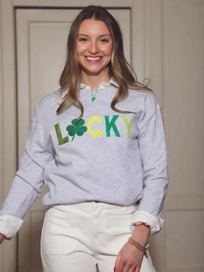 LUCKY Sweatshirt Shiraleah Necklaces