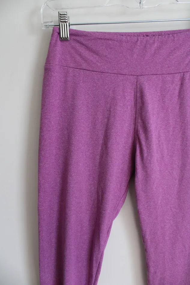 LuLaRoe Purple Pink Leggings One Size LuLaRoe Earrings