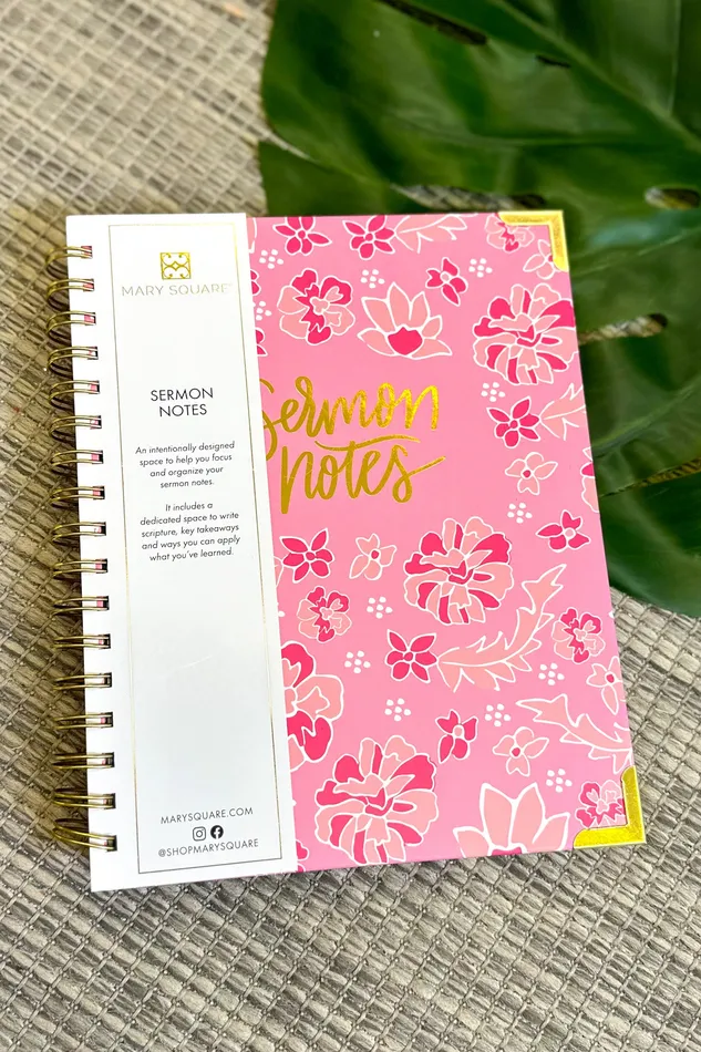 Mary Square Earrings Sermon Notes Journal Riviera Blossoms
