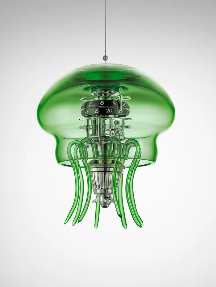 MBF and LEpee 1839 Medusa Green Clock MBF Necklaces