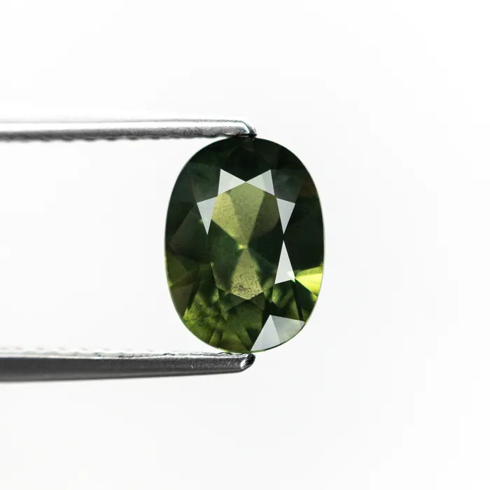 Misfit Gems Rings Green Brilliant Sapphire 128ct Oval