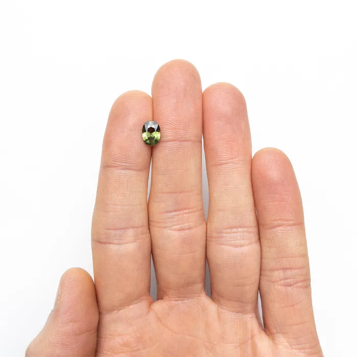 Misfit Gems Rings Green Brilliant Sapphire 128ct Oval