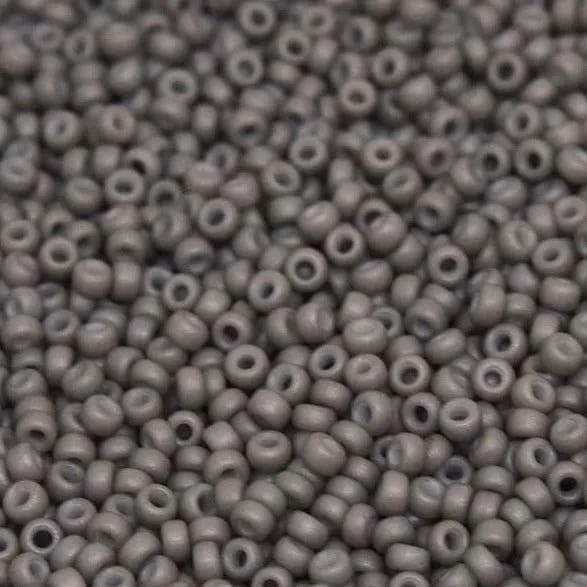 Miyuki Seed Beads 110 Matte Metallic Grey 2317NEW Peppy Beads Earrings