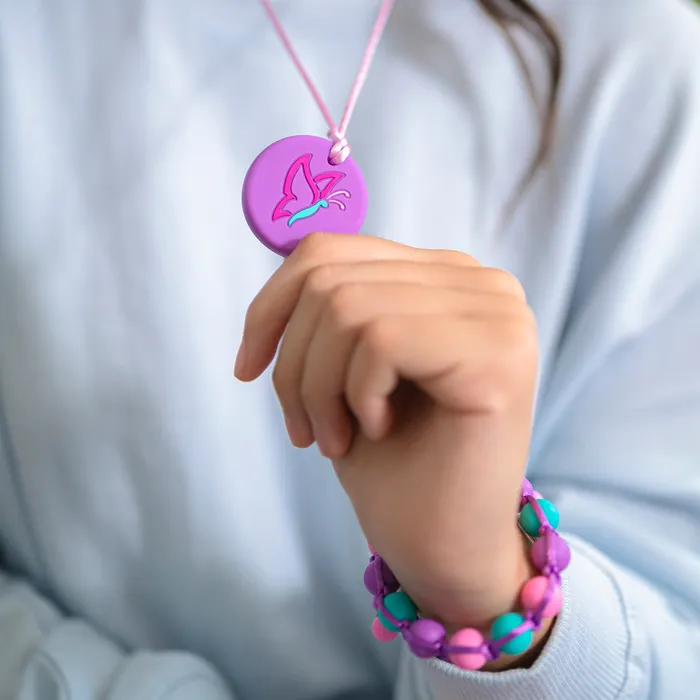 Munchables Bracelets PurpleAquaPink Chew Bracelet