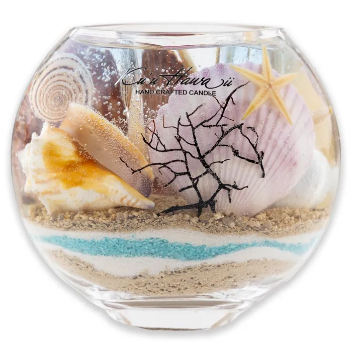 Necklaces Aroma by K Kuu Hawaii Oval Ocean Gel Candle Holder AROMA