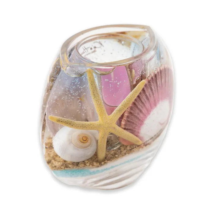 Necklaces Aroma by K Kuu Hawaii Oval Ocean Gel Candle Holder AROMA