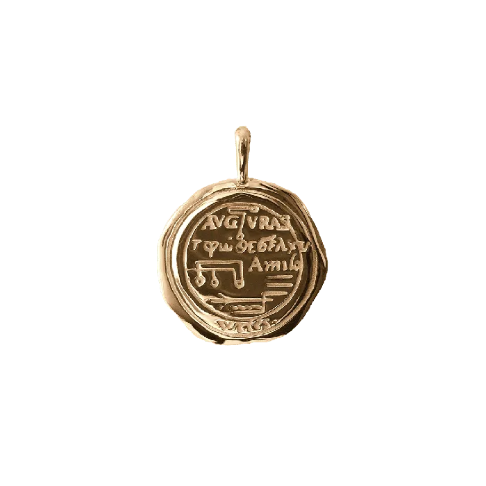 Necklaces COMMON ERA Aquarius Alchemical Zodiac Pendant
