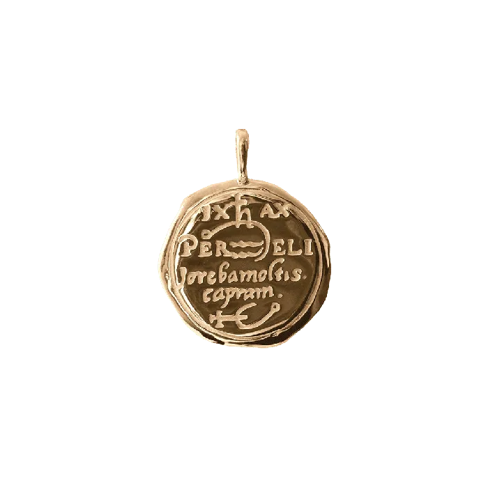 Necklaces COMMON ERA Aquarius Alchemical Zodiac Pendant
