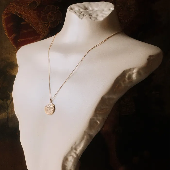 Necklaces COMMON ERA Aquarius Alchemical Zodiac Pendant