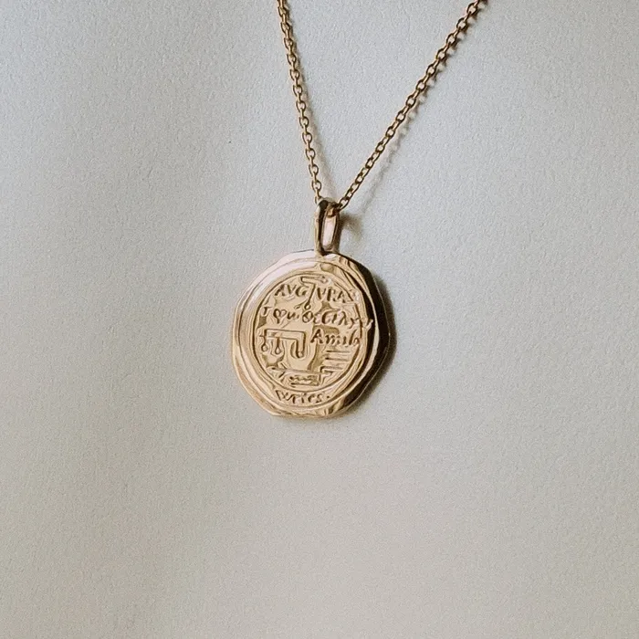 Necklaces COMMON ERA Aquarius Alchemical Zodiac Pendant