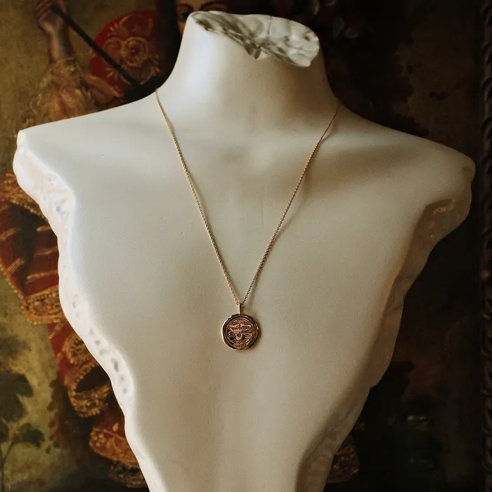 Necklaces COMMON ERA Aquarius Alchemical Zodiac Pendant