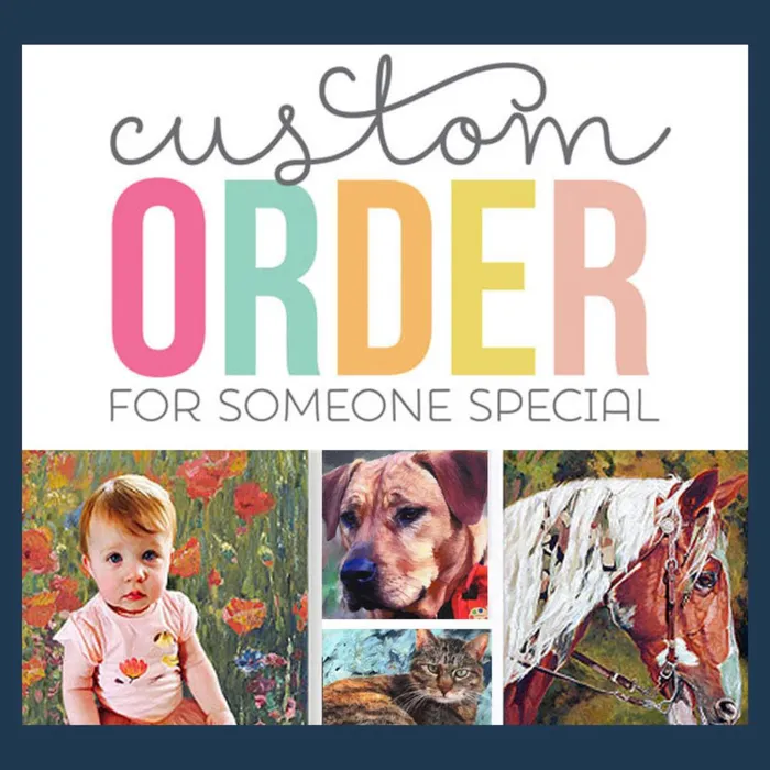 Necklaces Portraits by NC Custom Painted Dog Portrait Oil Portrait of Lulu