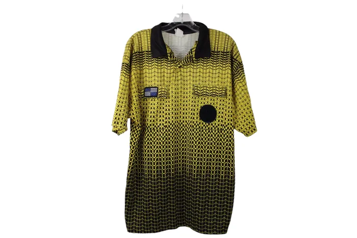 Official Sports Itnl Yellow Black Polo XL Official Sports Rings