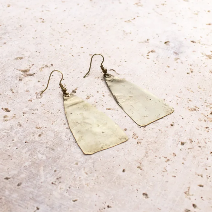 OG PYRAMID Earrings Twisted Silver Earrings