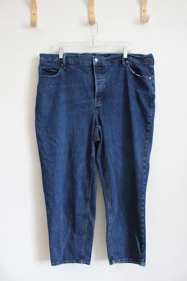 Old Navy Earrings Old Navy Extra High Rise SkyHi Straight Jeans 20
