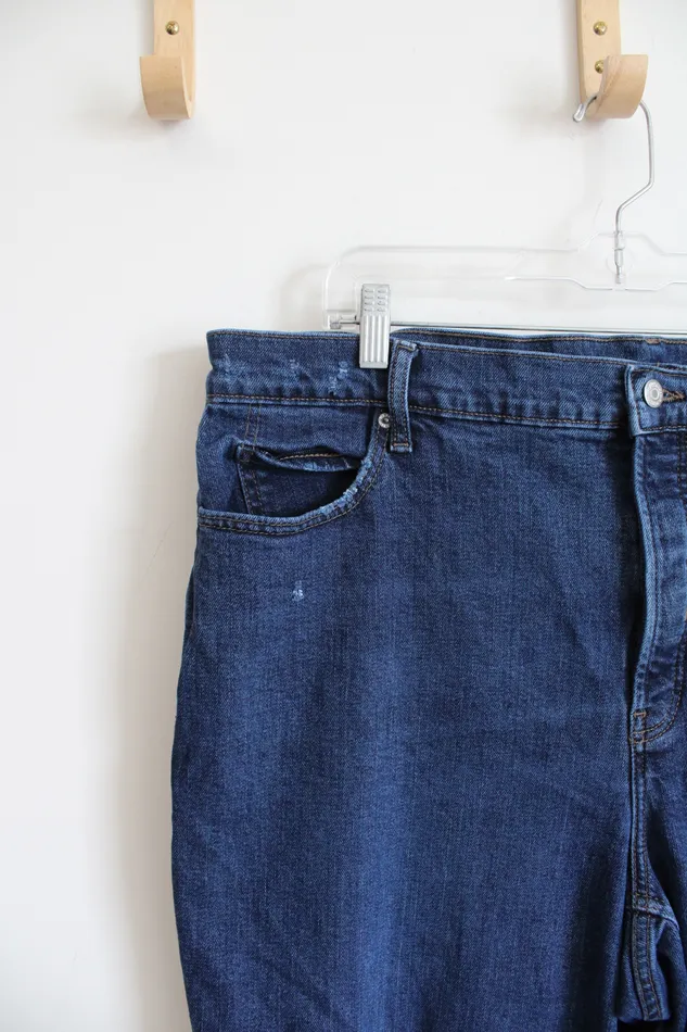 Old Navy Earrings Old Navy Extra High Rise SkyHi Straight Jeans 20
