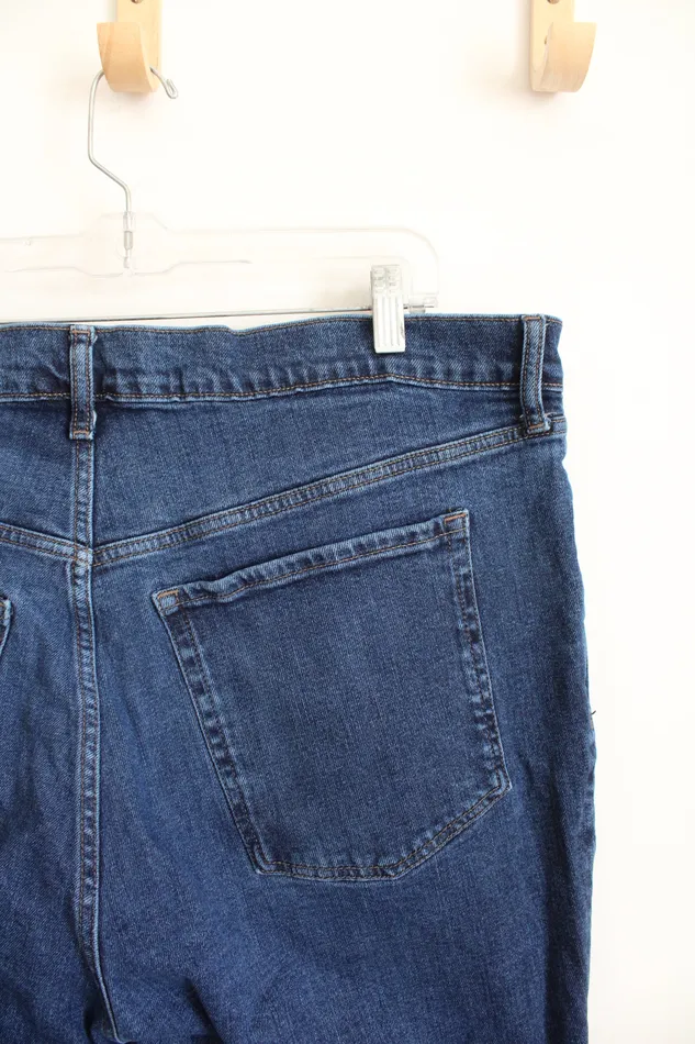 Old Navy Earrings Old Navy Extra High Rise SkyHi Straight Jeans 20