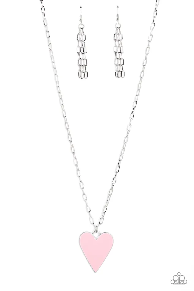 Paparazzi Accessories Earrings Subtle Soulmate Pink