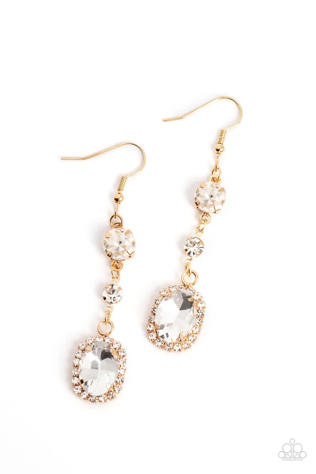 Paparazzi Accessories Glass Slipper Sparkle Gold PreStyled Sets