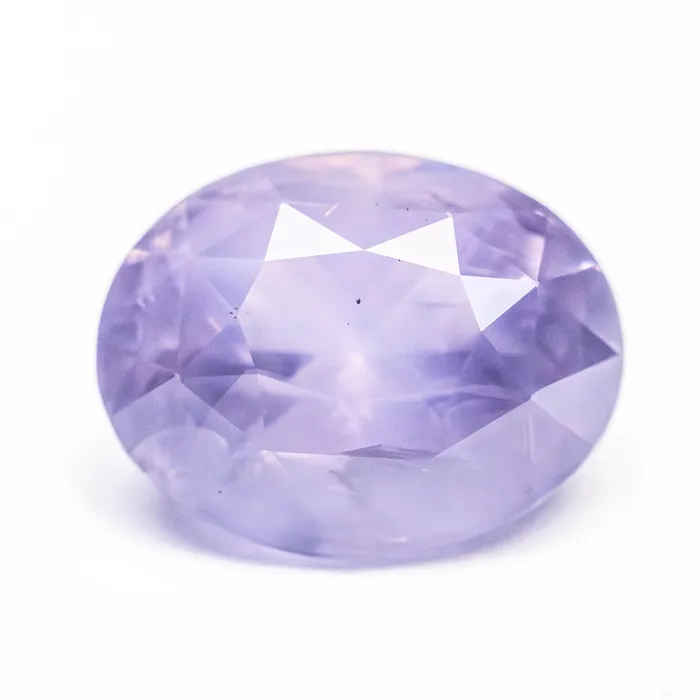 Purple Brilliant Sapphire 811ct Oval Misfit Gems Rings