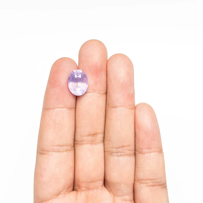 Purple Brilliant Sapphire 811ct Oval Misfit Gems Rings