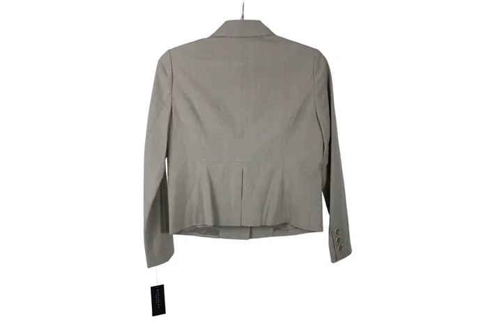 Rafaella Earrings NEW Rafaella 2 Way Stretch Novelty Windowpane Tan Jacket 10 Petite