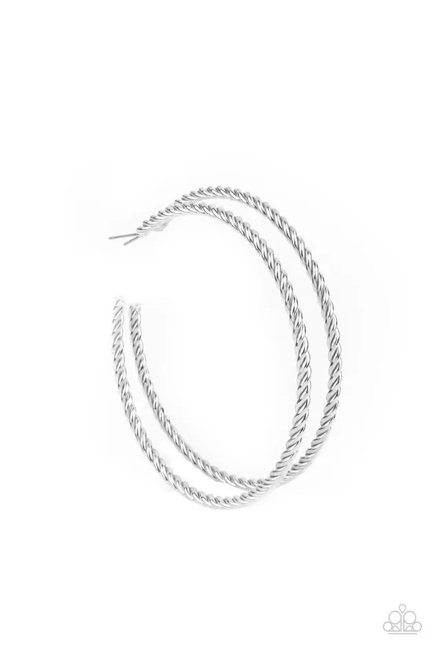 Resist The Twist Silver Paparazzi Accessories Rings
