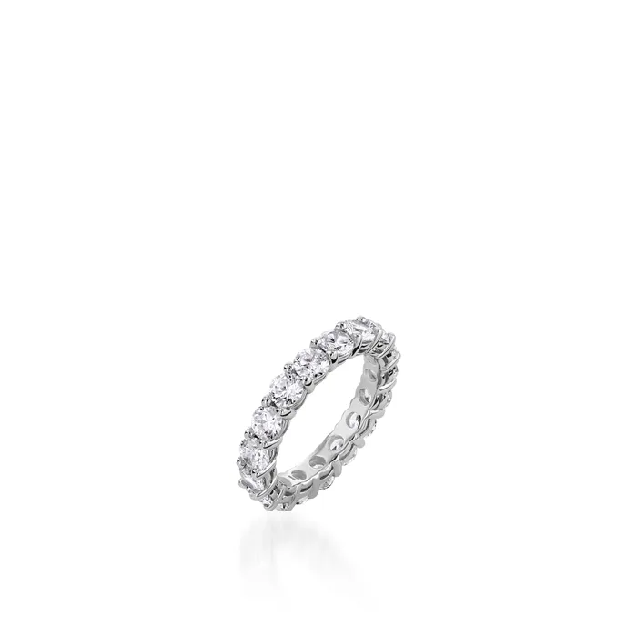 Rings 35Carat Round Lab Eternity Band John Atencio
