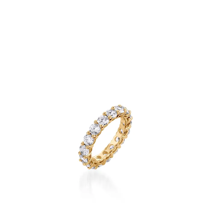 Rings 35Carat Round Lab Eternity Band John Atencio