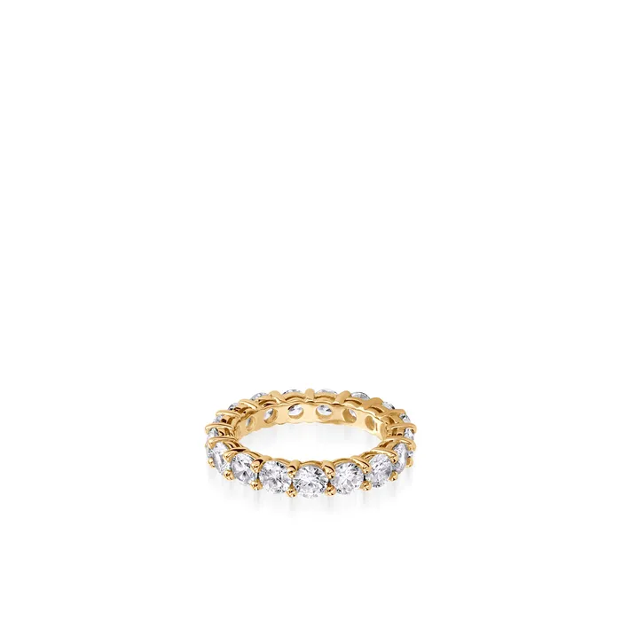 Rings 35Carat Round Lab Eternity Band John Atencio