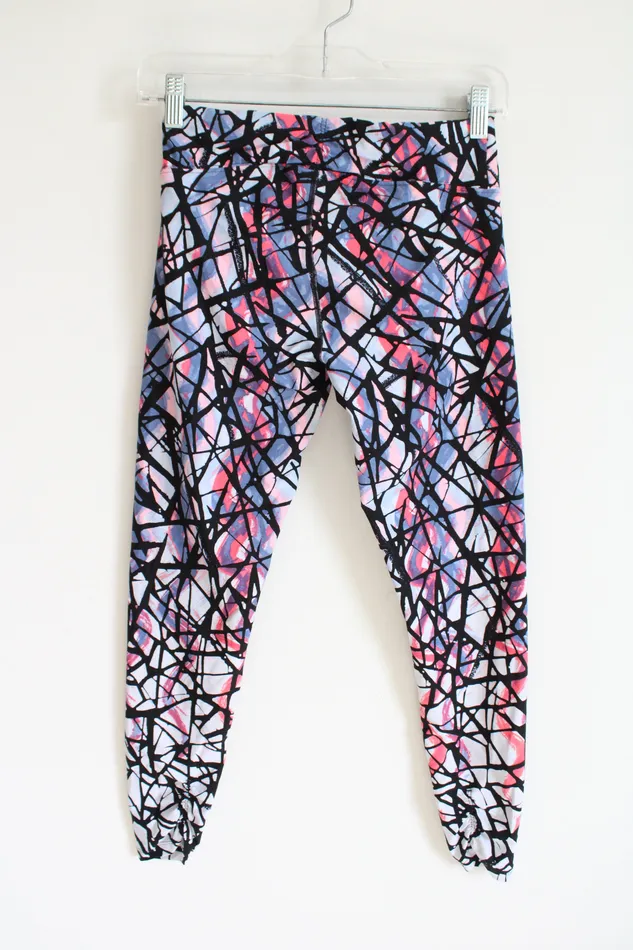 Rings Calvin Klein Performance Black Blue Pink Patterned Leggings S Calvin Klein