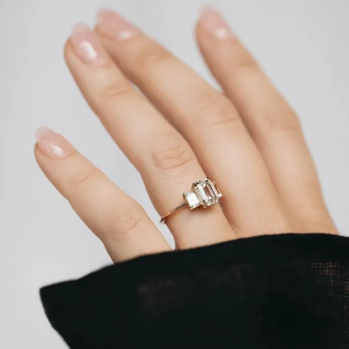 Rings Consider Bridal Holly Engagement Ring Earth Mined Side Diamonds