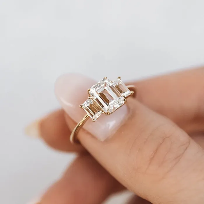Rings Consider Bridal Holly Engagement Ring Earth Mined Side Diamonds