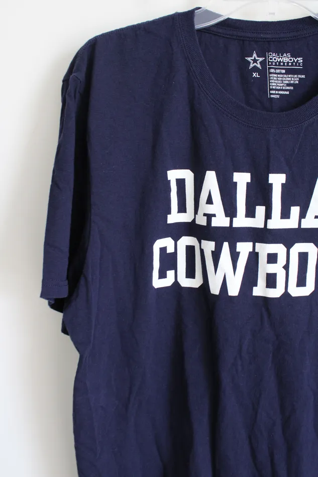 Rings Jubilee Thrift Dallas Cowboys Navy Blue Tee XL