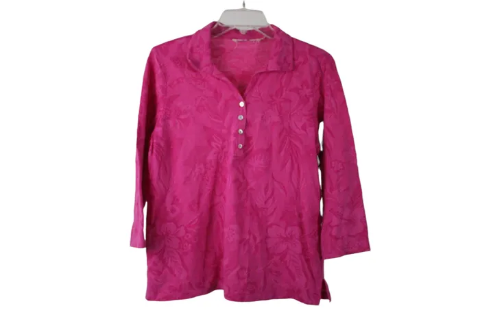 Rings Jubilee Thrift Pink Floral Top M