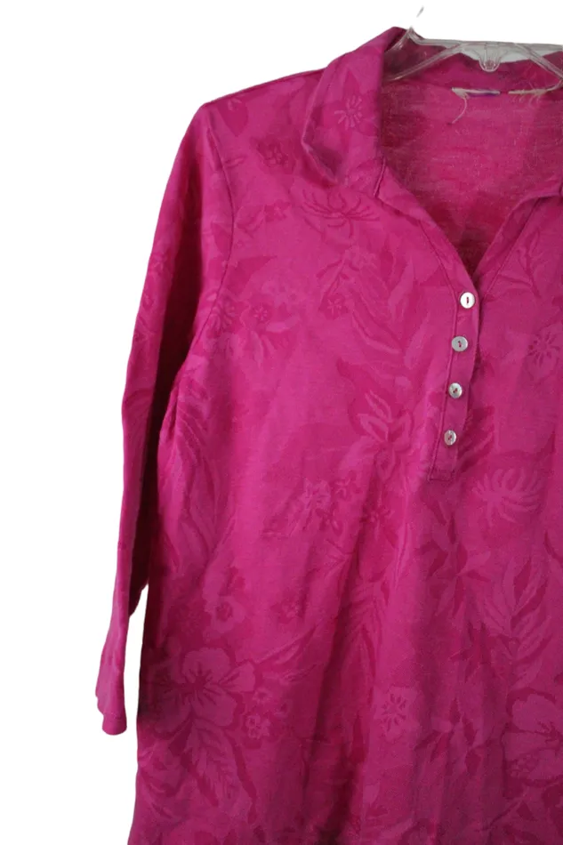 Rings Jubilee Thrift Pink Floral Top M