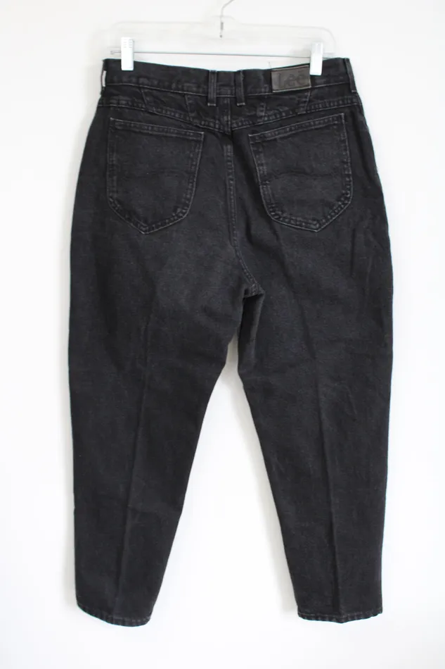 Rings Lee Vintage Lee Black Denim Jeans 14 Petite