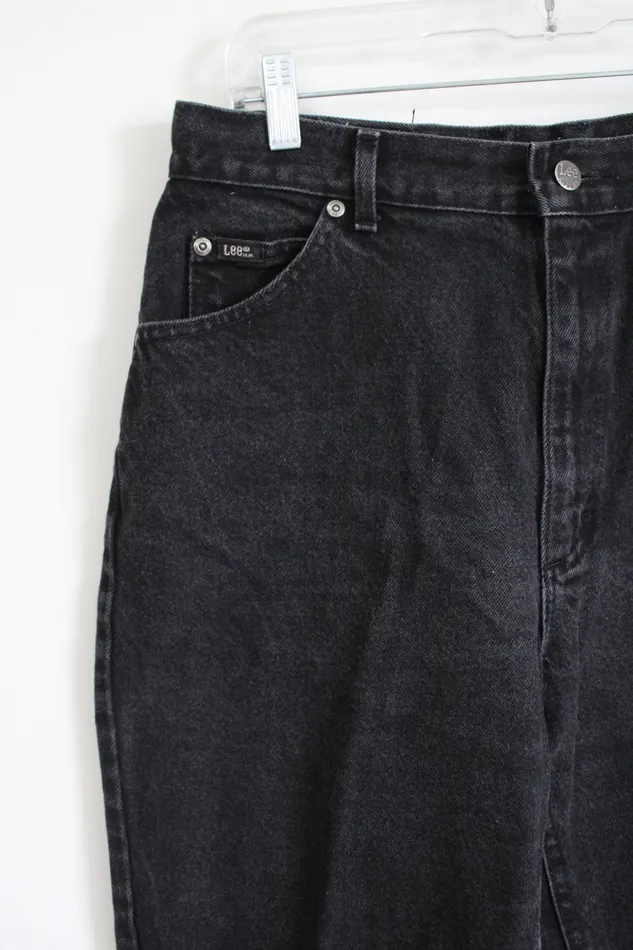 Rings Lee Vintage Lee Black Denim Jeans 14 Petite