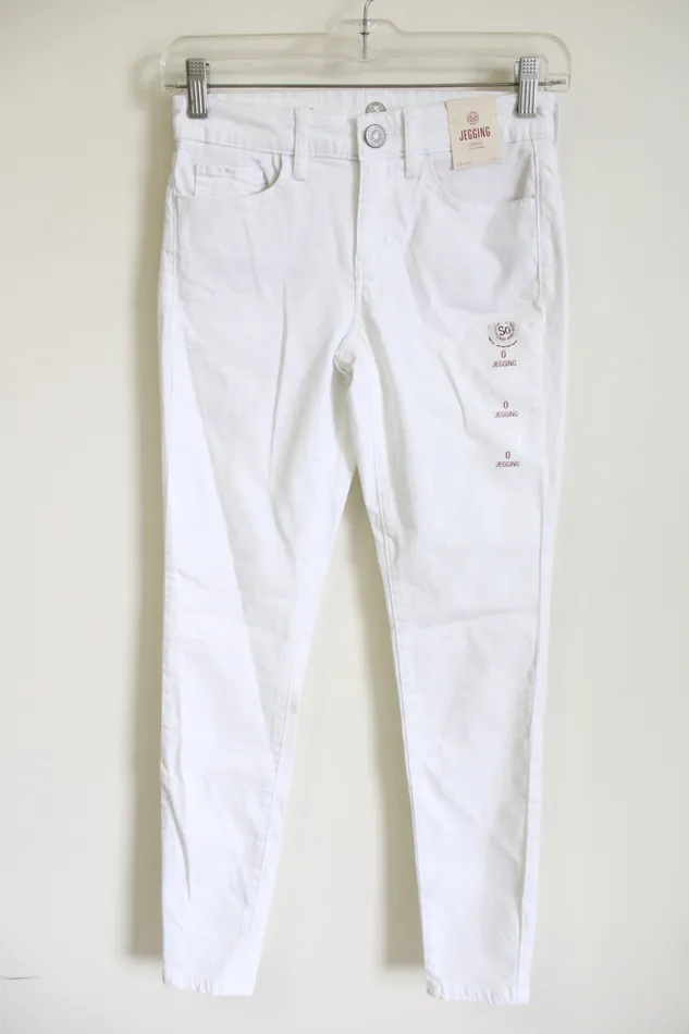 Rings SO NEW SO Low Rise White Jegging 0