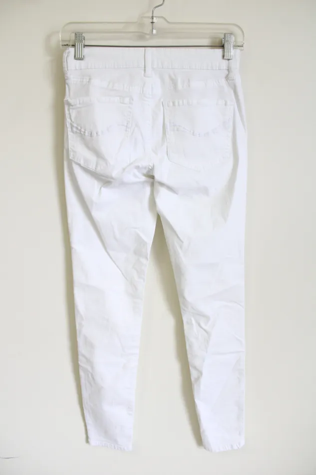 Rings SO NEW SO Low Rise White Jegging 0