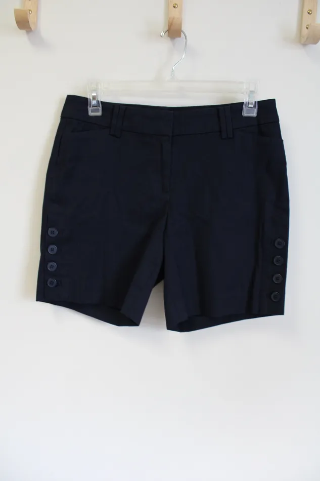 Rings Talbots Talbots Dark Navy Blue Shorts 4 Petite
