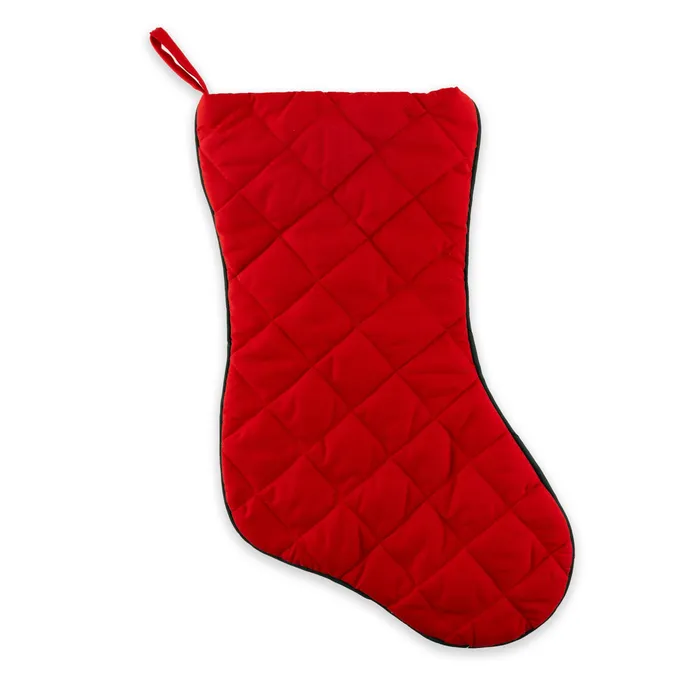 RTIMPORTS Necklaces Quilted Mele Kalikimaka Green Breadfruit Christmas Stocking
