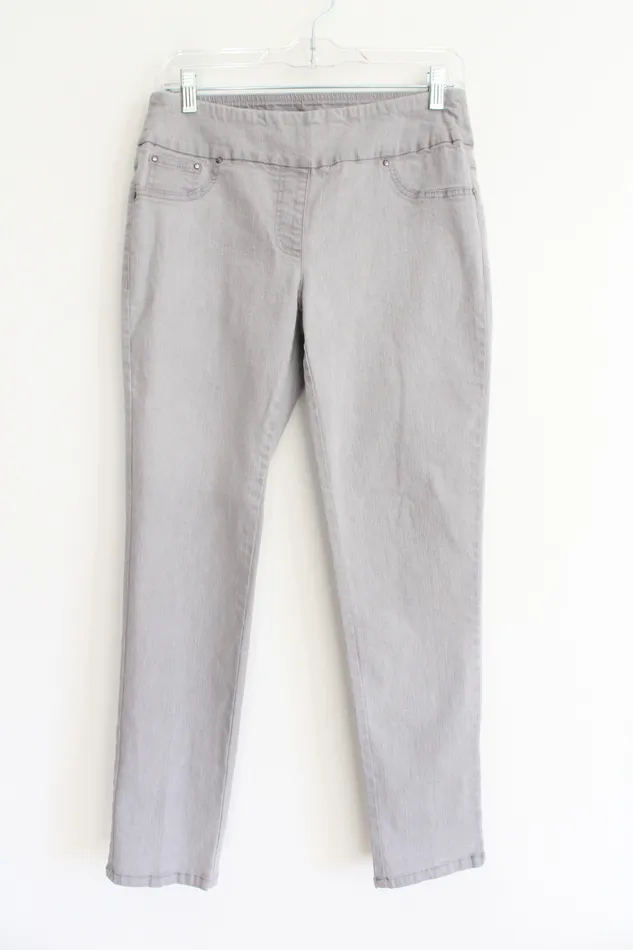 Ruby Rd Earrings Ruby Rd Gray Denim Pants 4 Petite