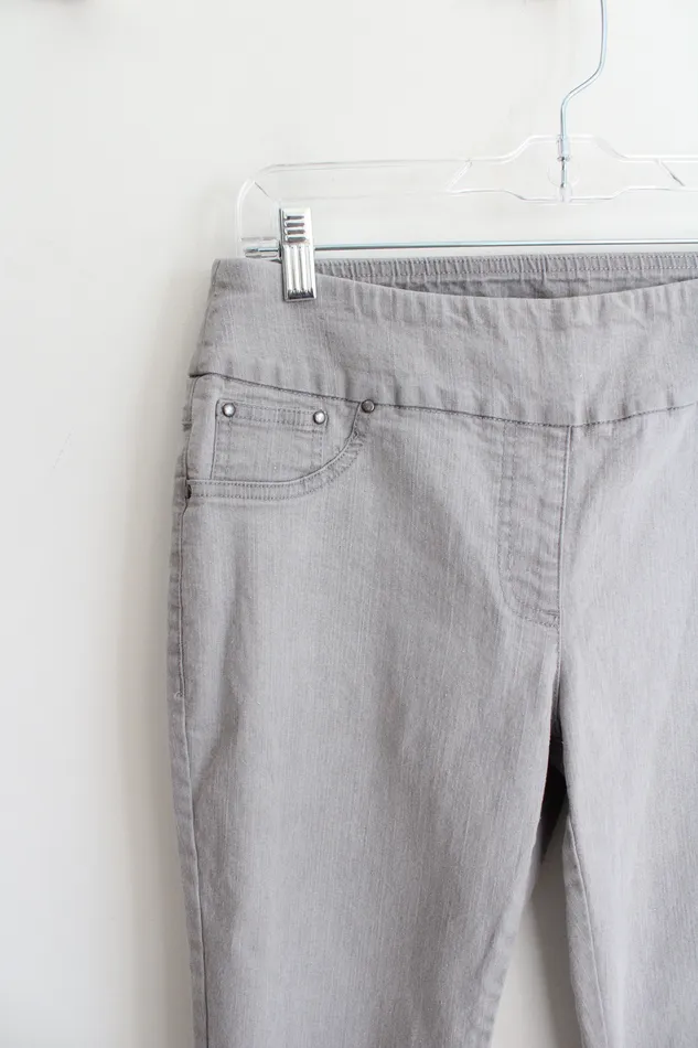 Ruby Rd Earrings Ruby Rd Gray Denim Pants 4 Petite