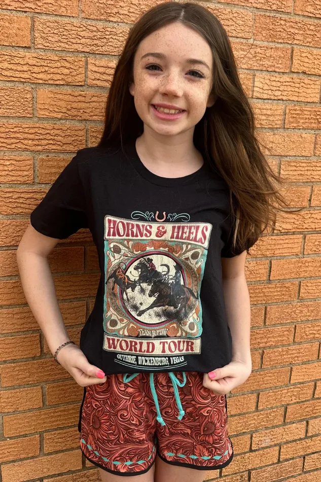STERLING KREEK Earrings TEAM ROPING WORLD TOUR TEE KIDS