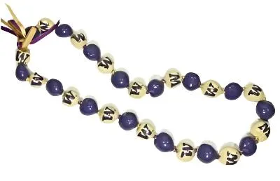 STYLEPASIFIKA Necklaces University of Washington Huskies Kukui Nut Lei