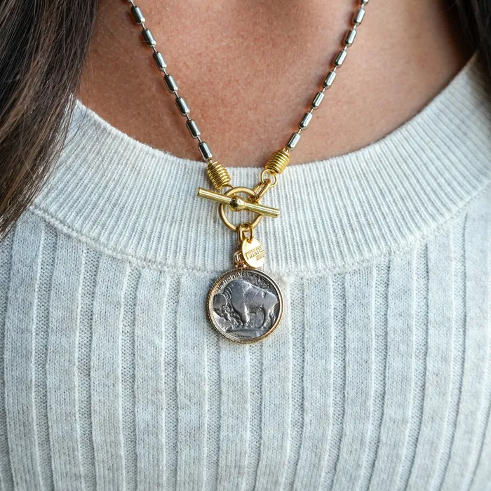 Twisted Silver 18 BUFFALO NICKEL Necklace Necklaces