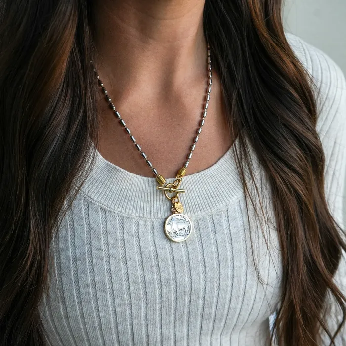 Twisted Silver 18 BUFFALO NICKEL Necklace Necklaces